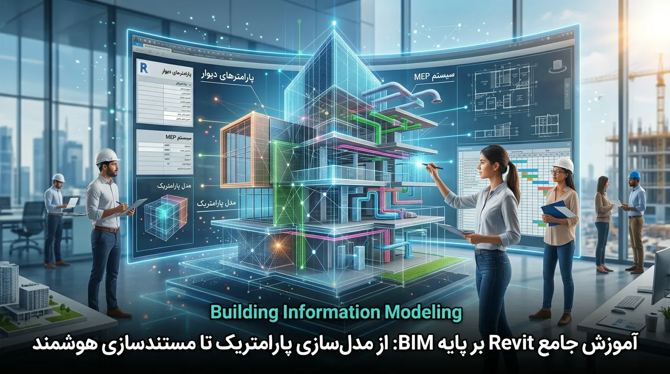 آموزش کار با نرم افزار Revit بر پایه سیستم BIM