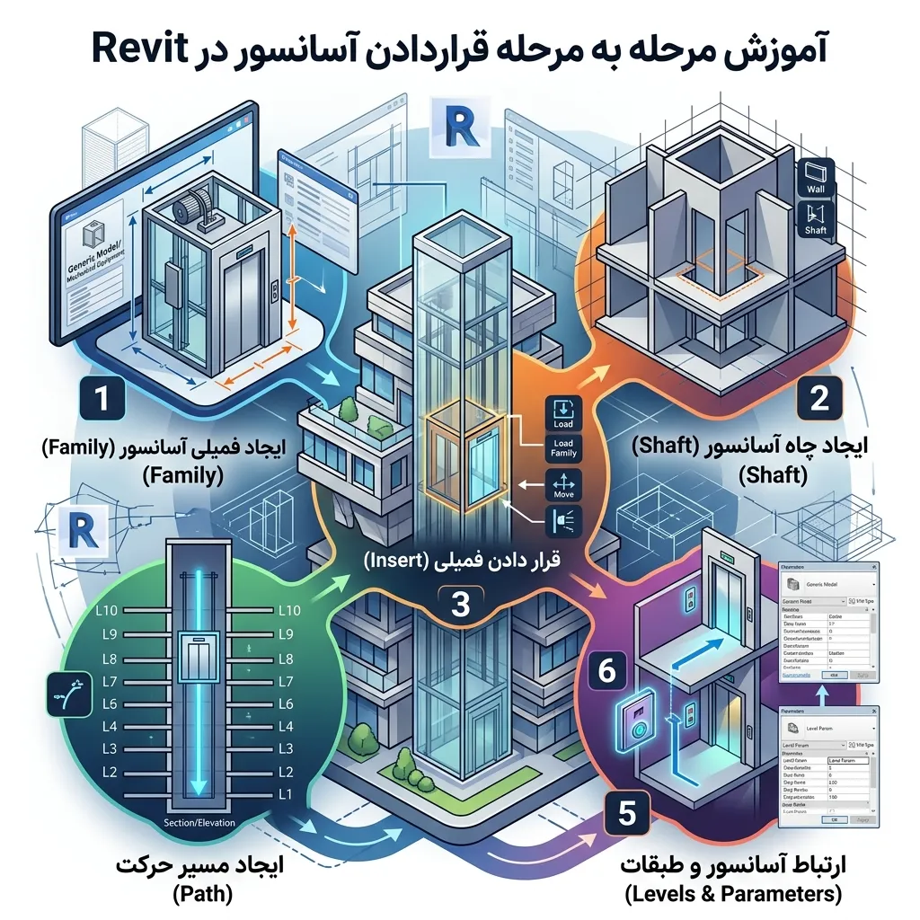 گذاشتن آسانسور در رویت