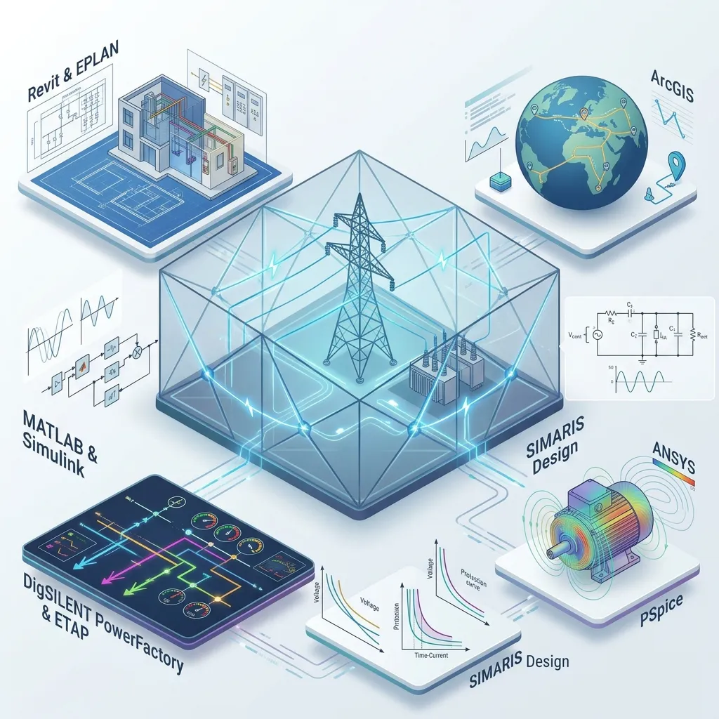پرکاربردترین نرم افزار برق قدرت